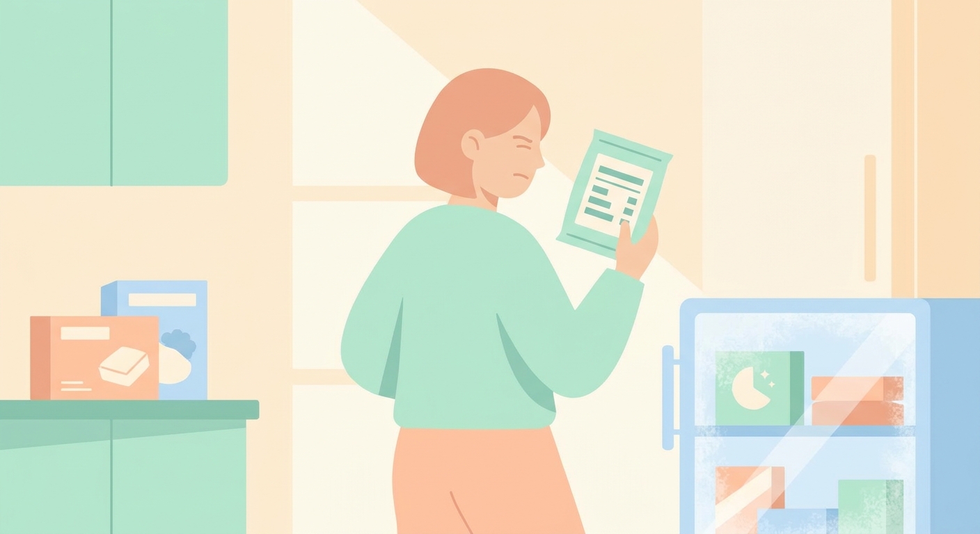 냉동식품 영양 정보