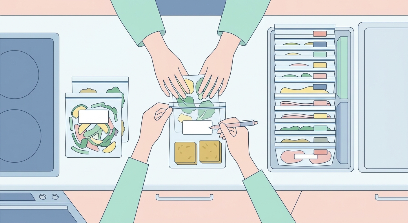 냉동 보관 방법