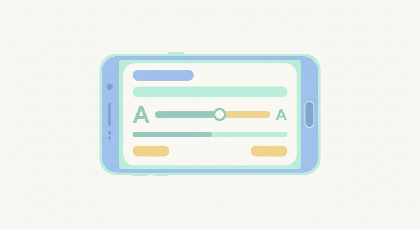 갤럭시 글자 크기 설정